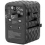 Verbatim UTA-05 Adaptador de Viaje Universal GaN III con 2 USB-C y 2 USB-A 65W